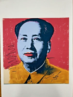 After Andy Warhol Offset Screen-print Lithograph Poster Mao Pop Art New York Wow - Image 1 of 4