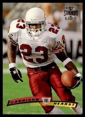 1996 Stadium Club Garrison Hearst Arizona Cardinals #193 Georgia Bulldogs - Image 1 of 2