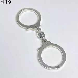 Anello doppio teschio manette Justin Davis argento 925 misura US919 - Foto 1 di 9