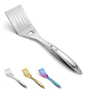 Grill Spatula Stainless Steel Multifunction Barbecue Turner Sturdy And Durable H - Picture 1 of 7