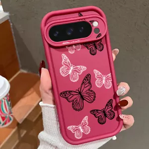 Butterfly Phone Case For Google Pixel 9 Pro XL 8 8A ShockProof Soft Case Cover - Picture 1 of 28
