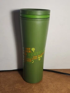 Starbucks Tumbler Caffè 20 once verde riciclato ecologico ""Questa tazza"" Twist Top 2010 - Foto 1 di 4