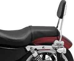 Kuryakyn Cromo Redondo Sissy Bar Acero Acolchado Respaldo Sportster 1200 Bajo 06-11 Foto 1 de 3
