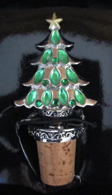 TOPPER BOTELLA VINO ÁRBOL NAVIDAD ENTERO Foto 1 de 3