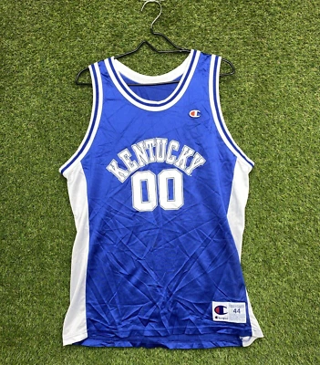 Camiseta de baloncesto vintage de los Kentucky Wildcats Champion NCAA para hombre 44 Tony Delk #00 Foto 1 de 4