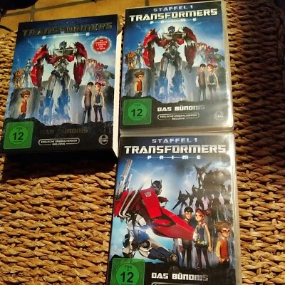 Transformers Prime Serie Komplette Staffel 1 - Box Dvd Vol. 1-6 - Bild 1 von 2