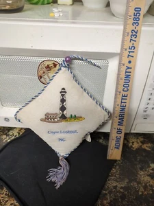 Cape lookout North Carolina decorative pillow - Picture 1 of 4