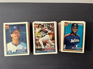 1991 Topps Tiffany 300-599 BUY 5 GET 10 FREE Complete Your Set You Pick - Picture 1 of 113