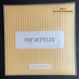 Close To My Heart  CTMH-   SUMMER SWEETNESS   B1311     -My Acrylix Stamp Set - Picture 1 of 2