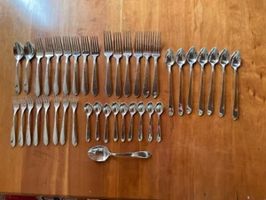 40 Pcs Of Retroneu Cascade CONTOUR? 18/10 Stainless - Picture 1 of 6
