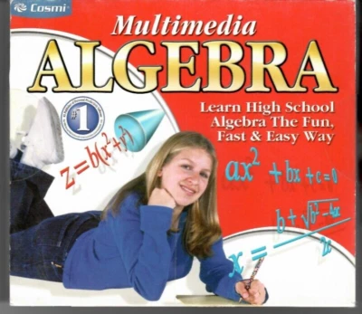 Multimedia Algebra - NEW Sealed CD Rom Software  *** FREE Shipping *** - Image 1 of 2