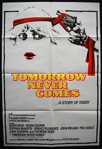OLIVER REED - TOMORROW NEVER COMES - PÓSTER ORIGINAL DE LA PELÍCULA INGLESA DEL 78 EXCELENTE - Imagen 1 de 5