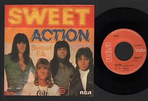 7" SWEET ACTION / SWEET F.A. RCA 1975 ITALY POP GLAM HARD ROCK CONNOLLY PRIEST - Picture 1 of 1