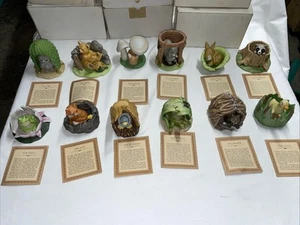 Franklin Mint Woodland Surprises And Stand With Certificates. - Picture 1 of 15