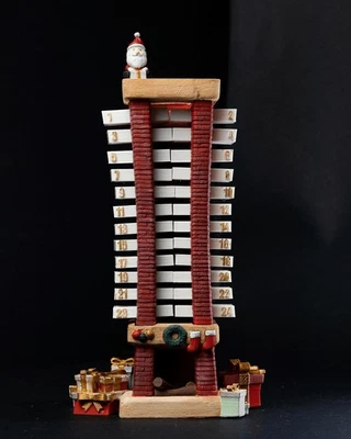 Chimenea de cuenta regresiva de Santa | Calendario de Adviento de Navidad Foto 1 de 4