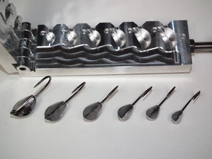 Molde de plantilla de agua salada Banana NC HD 1/4-1 1/4 OZ 32824 4X CNC Tog Sheepshead 3RD 3 - Imagen 1 de 6