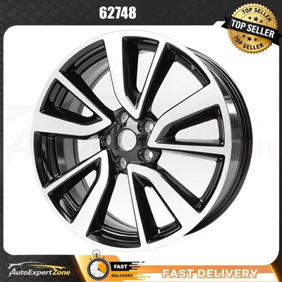 For Nissan Rogue OEM Design Wheel 19" 2017-2020 Machined Black Rim 62748 - Image 1 of 4