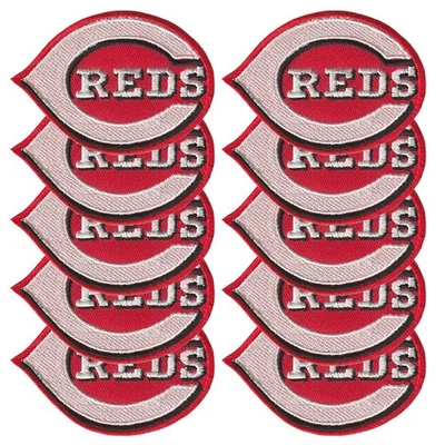 10 pcs Cincinnati Reds Baseball Sport Logo Size 3.0"x2.1" Sew Iron on Patches - Image 1 of 4