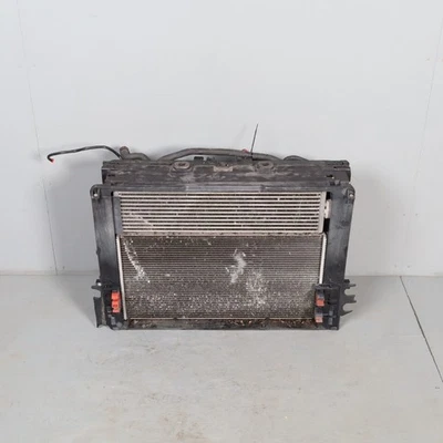 2010-2017 BMW 550i GT 650i Radiator Fan Condenser Pod 17118669004 OEM Used - Image 1 of 4
