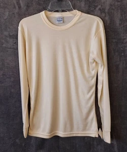 Vtg Patagonia Capilene Shirt Men's Small Base Layer Ivory 80s Made in USA - Picture 1 of 13