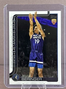 2025-26 Topps #217 Joan Beringer RC Minnesota Timberwolves - Bild 1 von 2