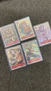 One Piece Chinese Card Game Exclusive 1st Anniversary 5 Set Alt Art Card JPN - Picture 1 of 2