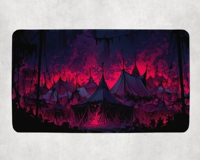 Infernal Carnival Magic Gathering Horror Circus Gothic MTG Playmat - Image 1 of 4