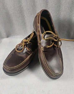 Timberland Kiawah Bay, 70521 Men's Size 11M Brown Leather Boat Shoes, NEW! - Picture 1 of 14