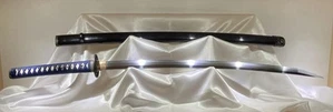 Long Katana Samurai Sword O Kissaki Forge Folded Real Hamon Koshirae - Picture 1 of 24