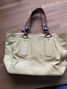 Edle Ledertasche von Chloe, Luxustasche, wie Neu, hellgelb, große Designertasche - Bild 1 von 7