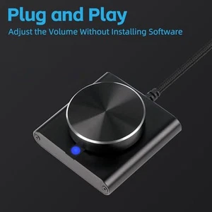 Bouton de contr?le du volume USB r��glable audio en m��tal pour PC et appareils - Bild 1 von 11