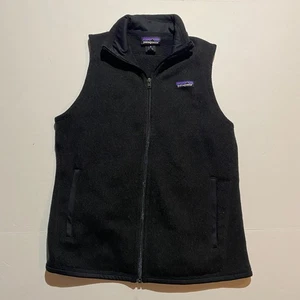 Patagonia Better Sweater Weste Damen M schwarz Fleece gefüttert leicht Full Zip - Bild 1 von 7