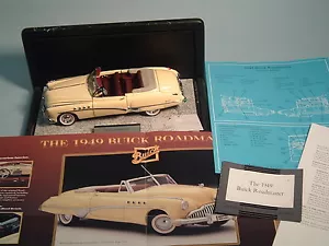 Buick Roadmaster 1949 convertible amarillo Franklin como nuevo 1:24 diecast con pantalla - Imagen 1 de 11