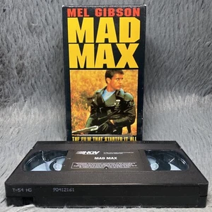 Mad Max VHS Tape 1994 Sci-Fi Dystopia Mel Gibson George Miller Movie Film - Picture 1 of 8