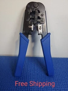 DATA SHARK 70005 RJ45 and RJ11 Crimping With built in Cable Cutting blade - Picture 1 of 5