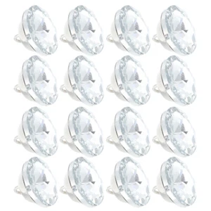 30 Pcs Flower Buckle Crystal Button for DIY Craft Headboards - Picture 1 of 12