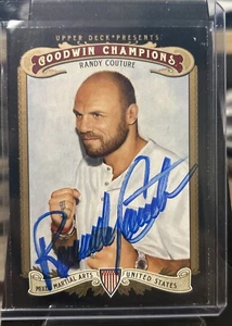 Signed 2012 Upper Deck Goodwin Champions Card #80 Randy Couture MMA - Autograph - Picture 1 of 1