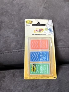 POST IT PRIORITIZATION FLAGS 682-SH-OBL 24x43mm, Orange, Blue, Lime, Pk60 - Picture 1 of 1