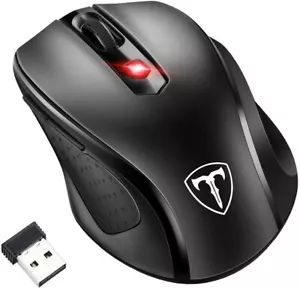 2020 2.4G Wireless Mouse Optical Mouse USB Receiver for Laptop PC Macbook Chrome - Picture 1 of 7