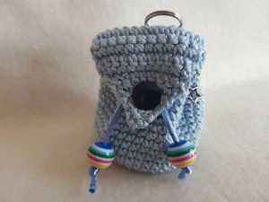 Schlüsselanhänger Rucksack Rucksäckchen gehäkelt Handarbeit Handmade - Bild 1 von 1