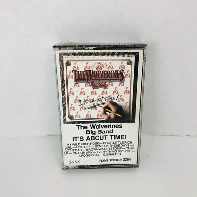 The Wolverines: Big Band It's About Time Cassette Flame 1984 New Sealed - Image 1 of 4
