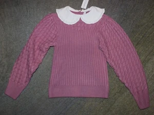 Janie and Jack Girls Plum Sweater - Size 12 - NWT - Picture 1 of 5