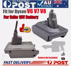Adaptador de batería convertidor para Ozito 18V Li-on a para Dyson V8 V7 V6 aspiradora AU - Imagen 1 de 5