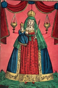 Nuestra Señora Ermitas Grabado Georgin Imagerie Popular Pellerin Épinal 1824 - Picture 1 of 3