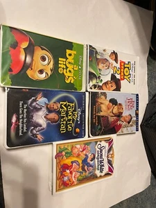 VHS LOT of 5-far from home-my favorite martian-a bug's life-snow white-toy stor - Picture 1 of 1