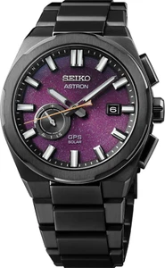 New Seiko Astron GPS Solar Limited Edition Black Men's Watch SSJ029 - Picture 1 of 4