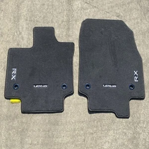 NEW OEM 23-24 LEXUS RX FRONT BLACK CARPET FLOOR MAT SET 2 PC 58500-YYE90-C0 - Picture 1 of 6