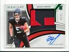 2022 Immaculate Drake London Emerald Rookie Patch Auto Autograph #12/18