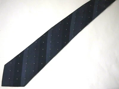 Corbata Axcess Para Hombre Azul Marino Rayas Lunares 59" Carrera Foto 1 de 4