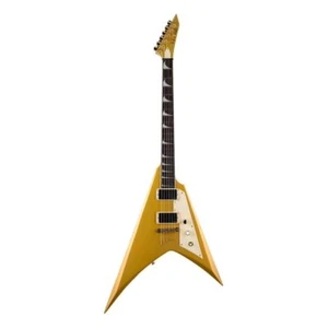 ESP LTD KH V Kirk Hammett Signature B Stock Metallic Gold Electric Guitar - Picture 1 of 5